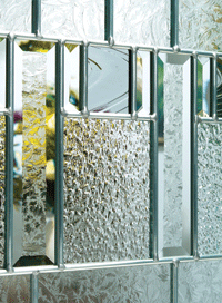Prairie Composite door glass